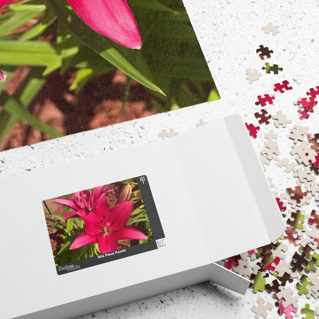 Pink Asiatic Lily Jigsaw Puzzle