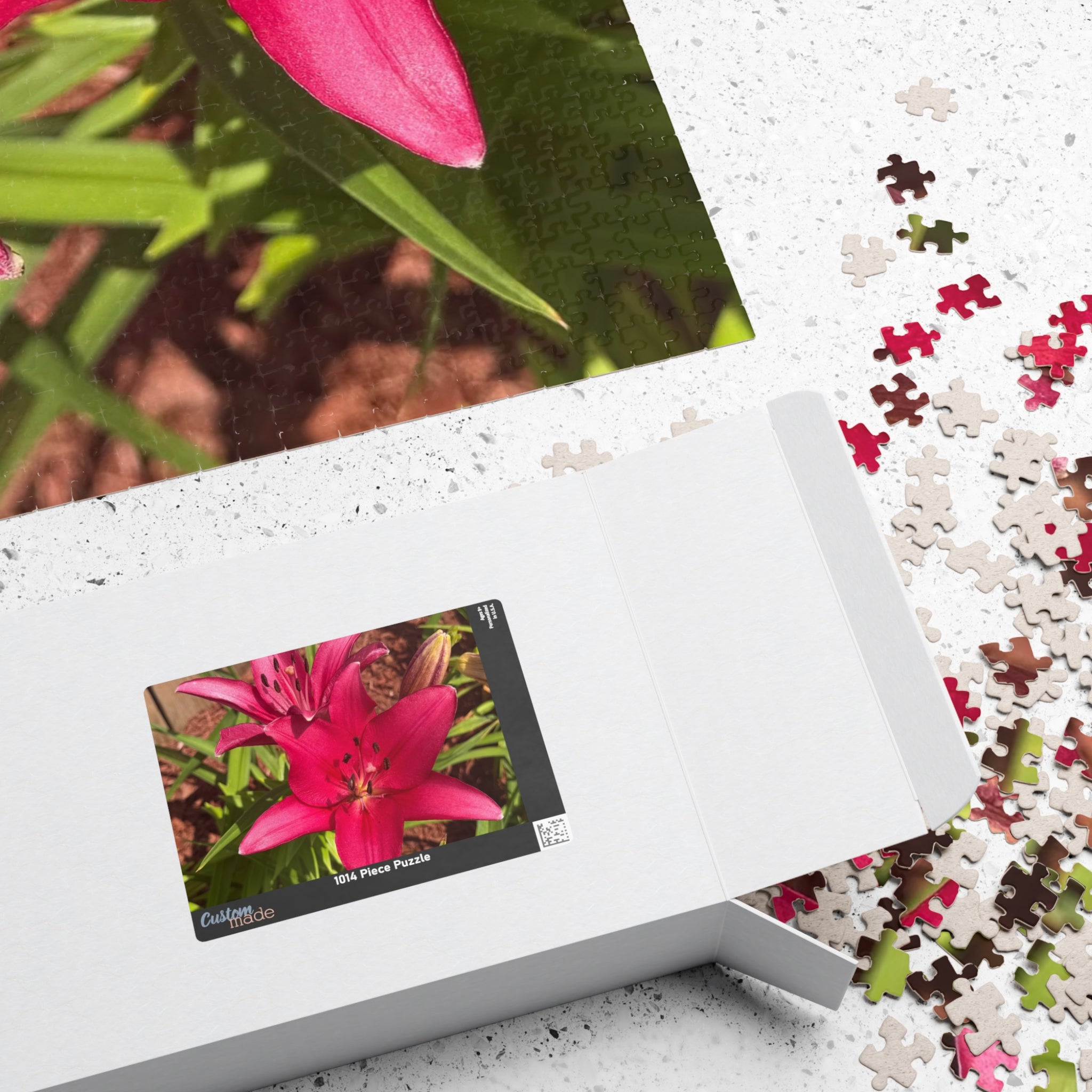 Pink Asiatic Lily Jigsaw Puzzle