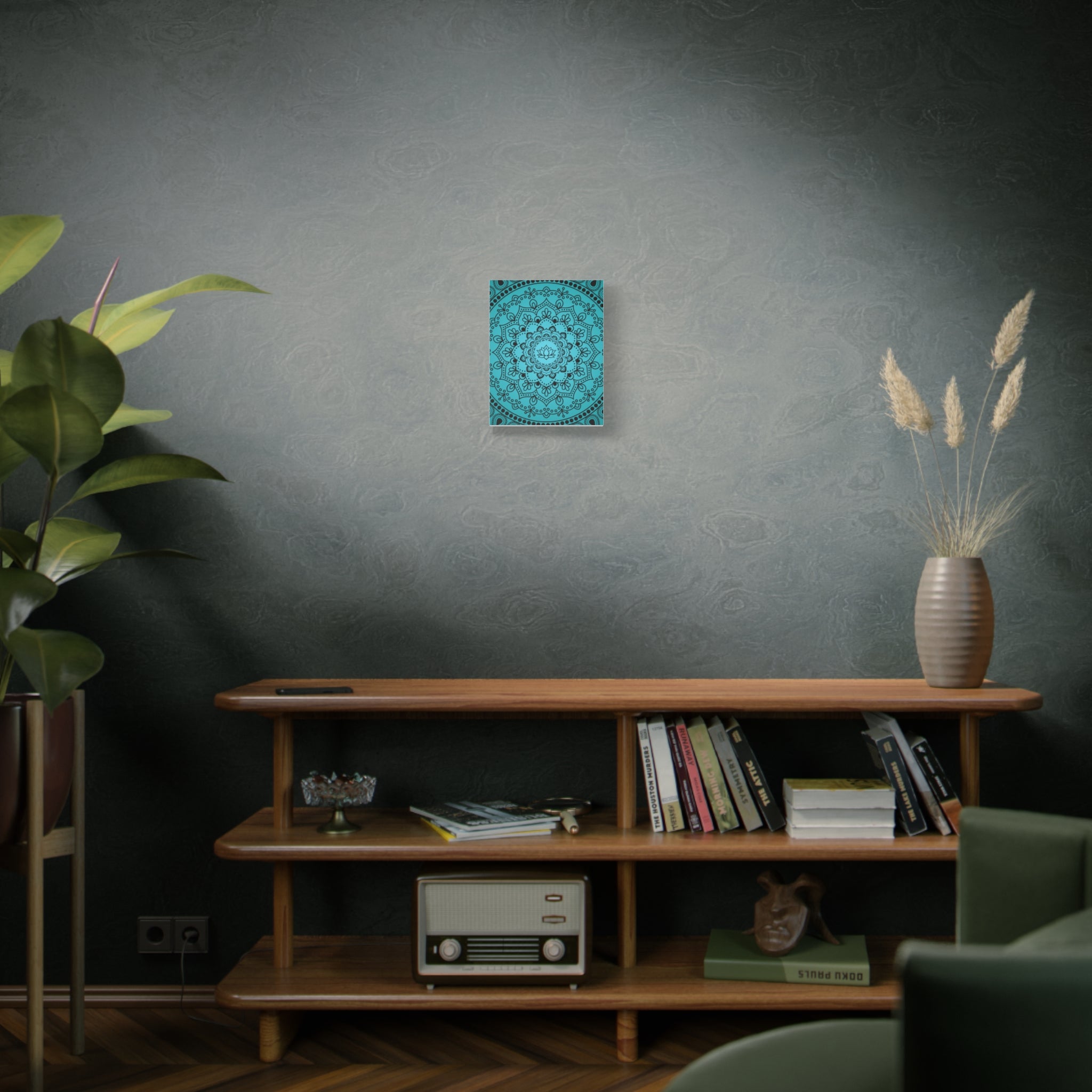 Blue Mandala Canvas Print