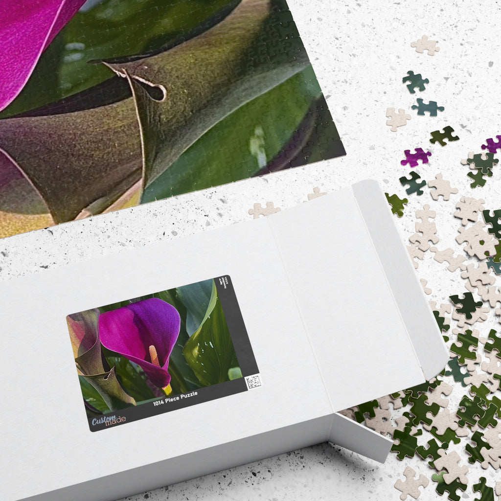 Purple Calla Lily Jigsaw Puzzle