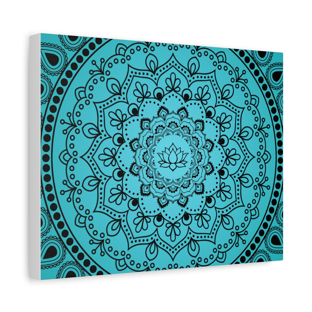 Blue Mandala Canvas Print