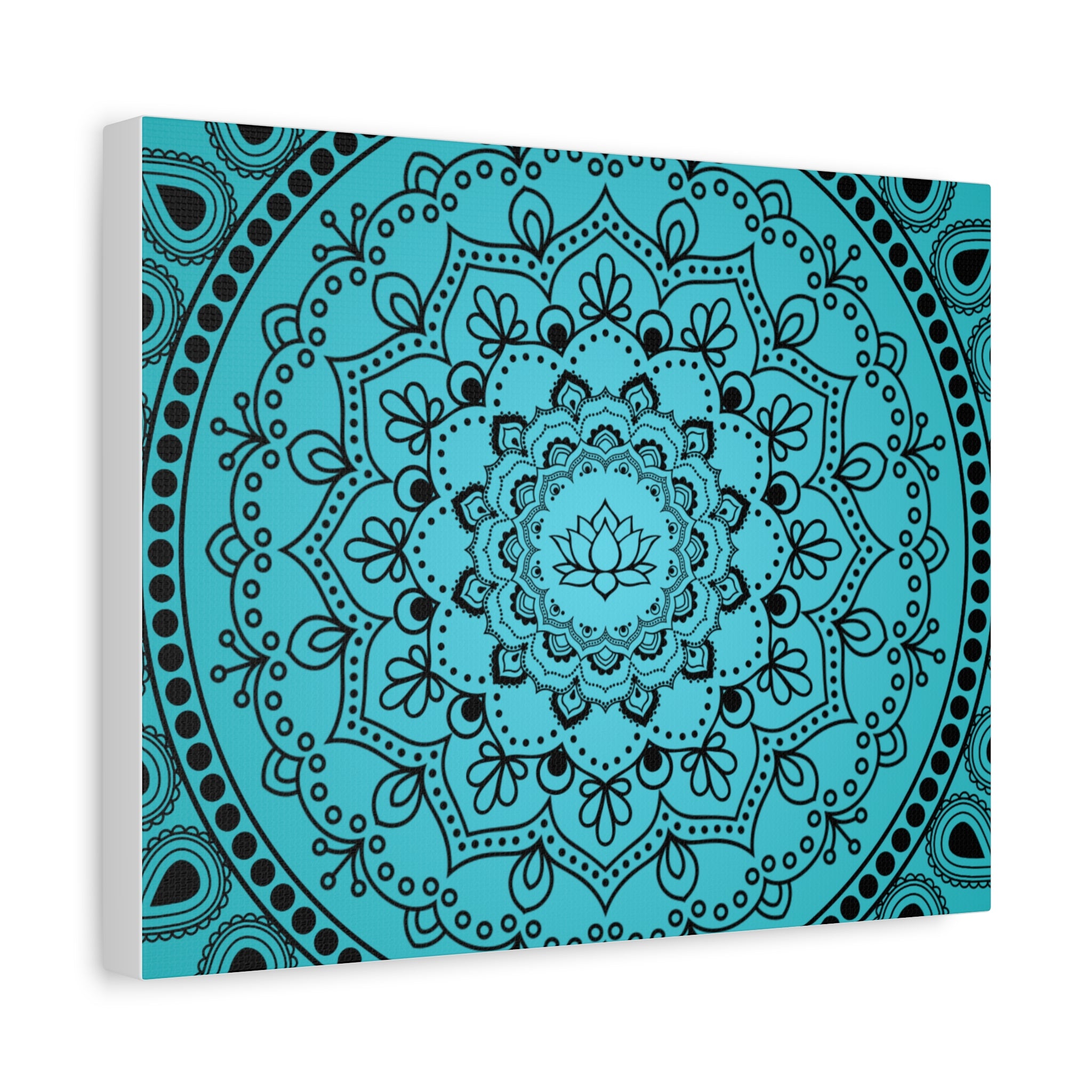 Blue Mandala Canvas Print