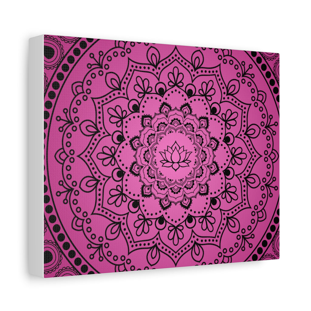 Pink Mandala Canvas Print