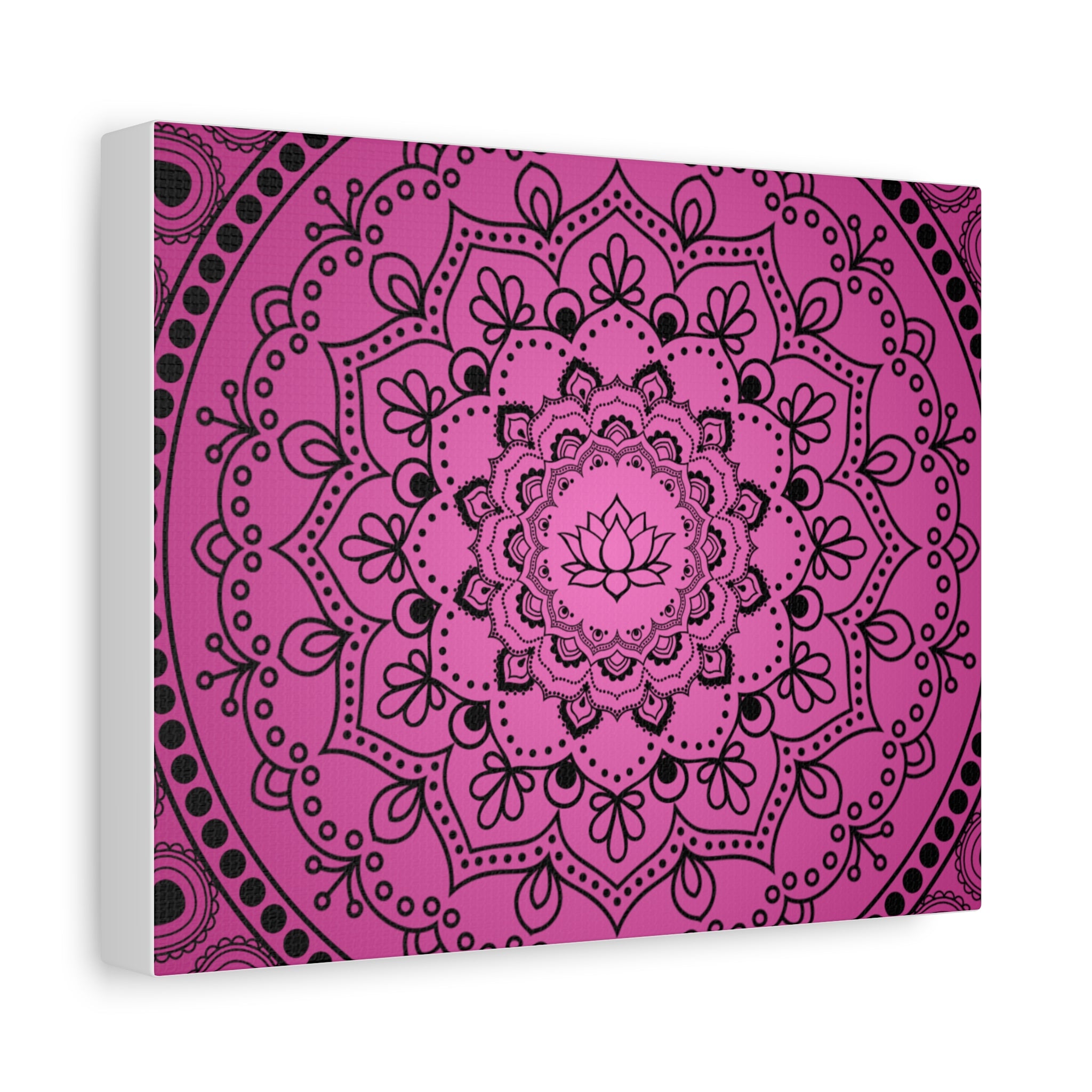 Pink Mandala Canvas Print