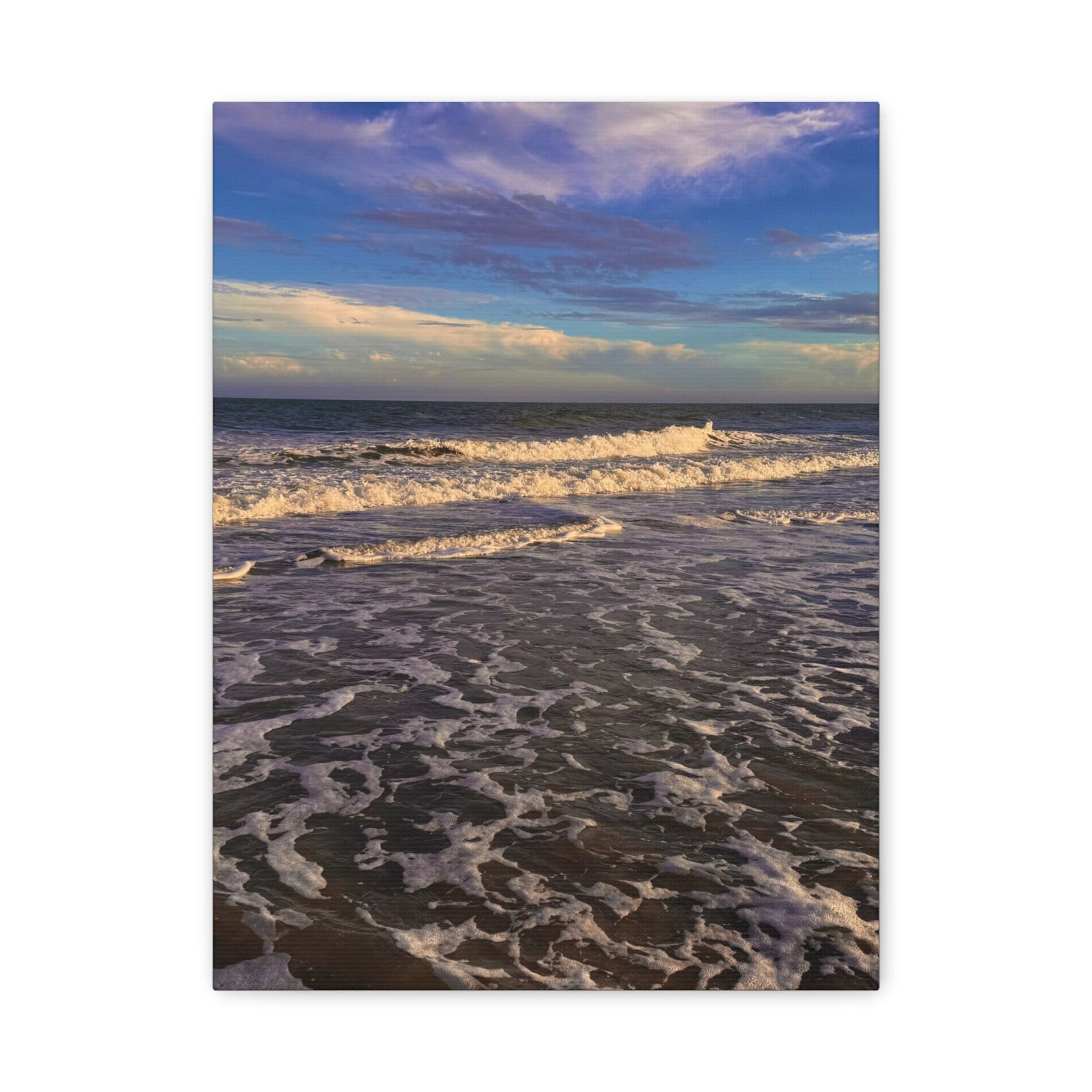 Waves & Sky Matte Canvas Print