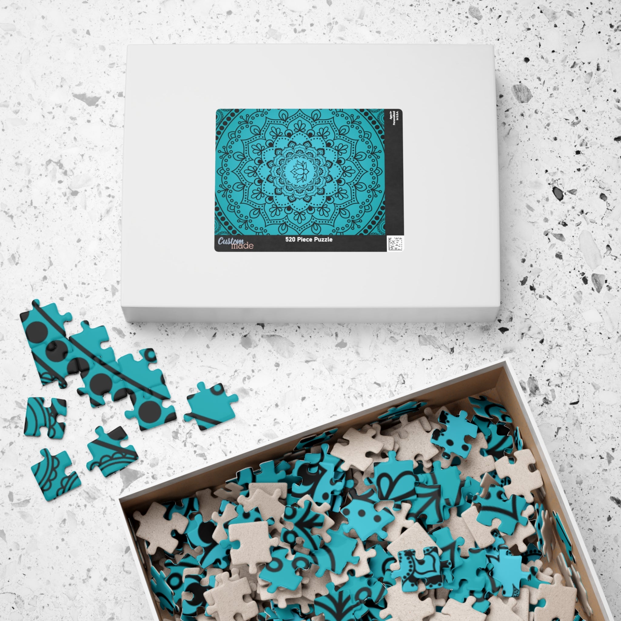 Blue Mandala Jigsaw Puzzle