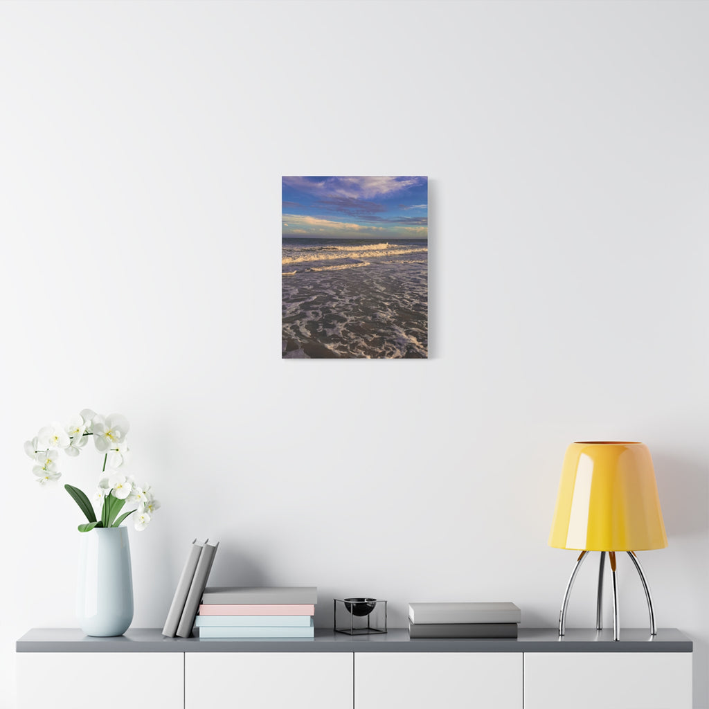 Waves & Sky Matte Canvas Print