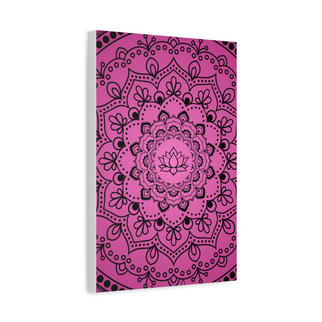 Pink Mandala Canvas Print