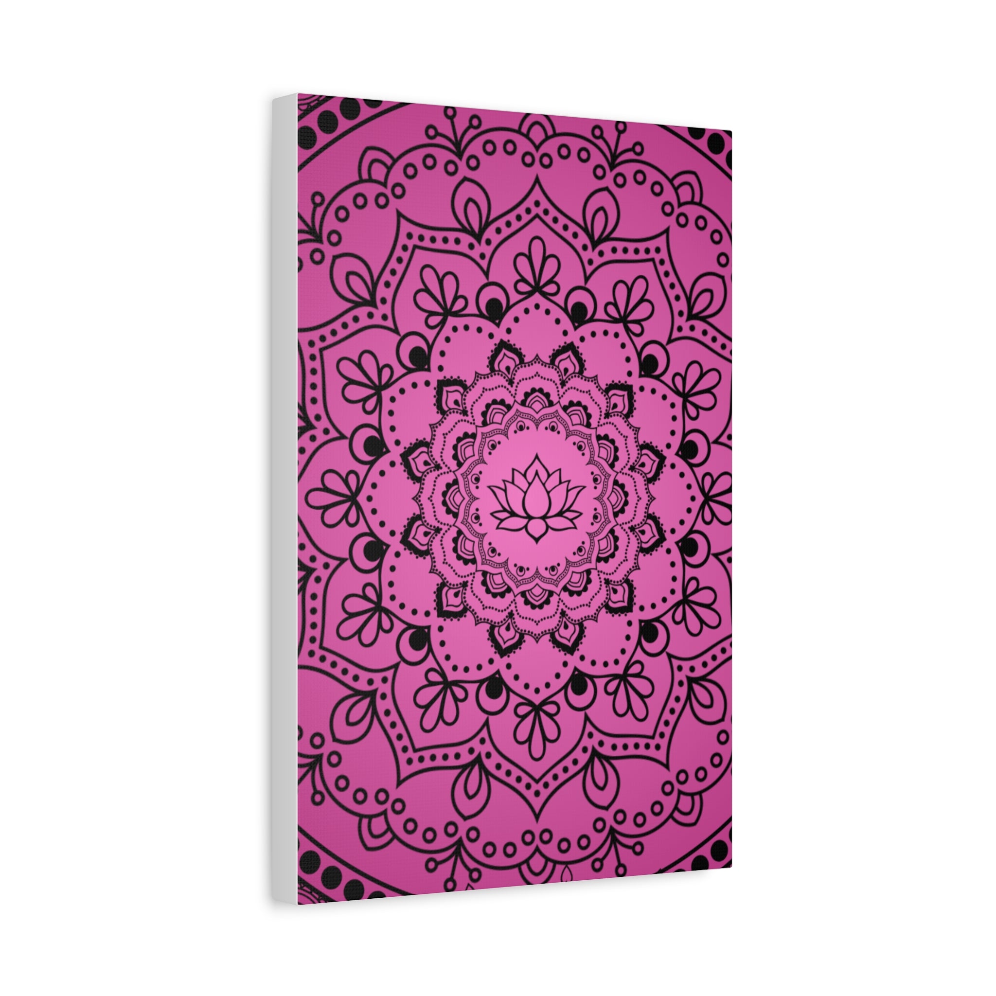 Pink Mandala Canvas Print