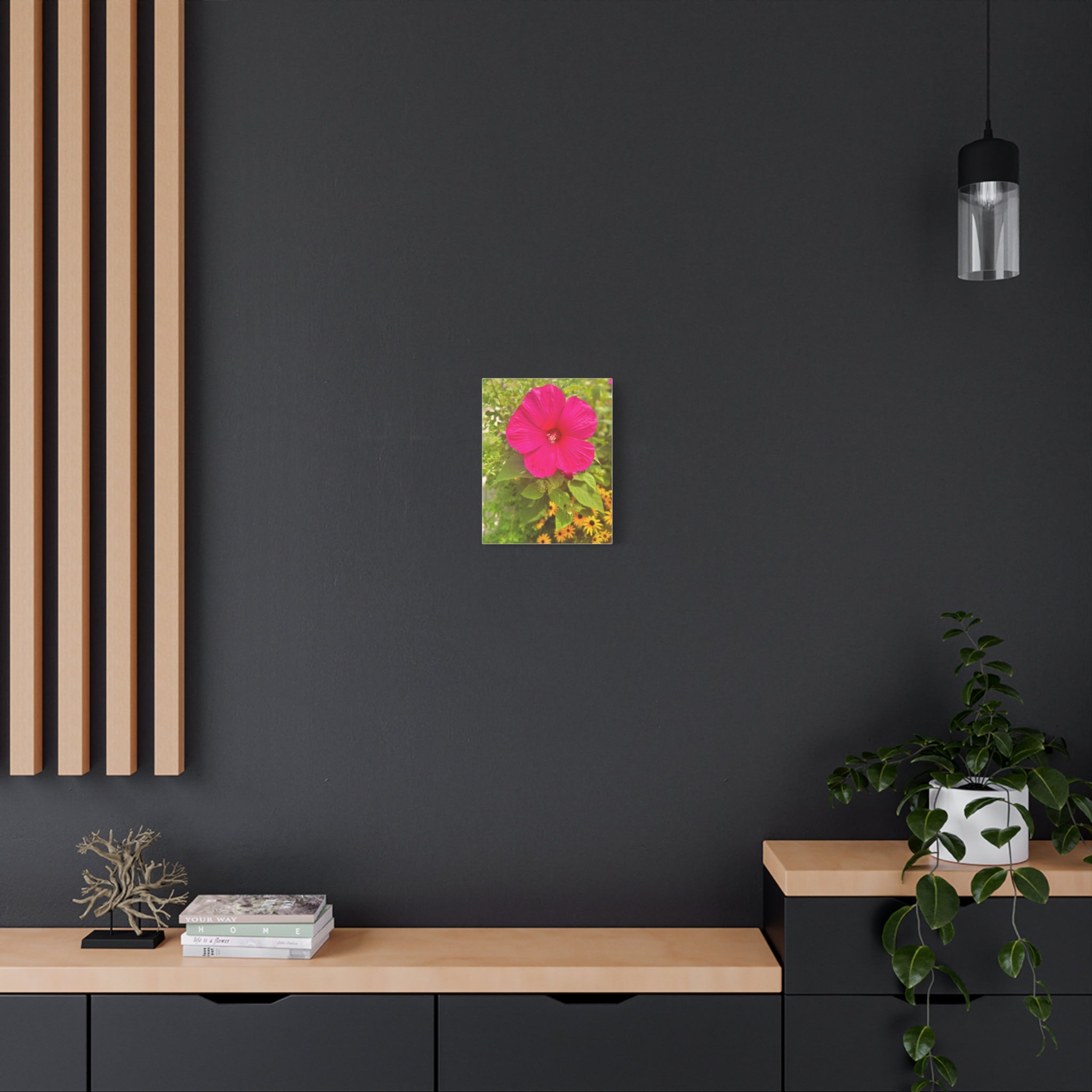 Hot Pink Hibiscus Canvas Print