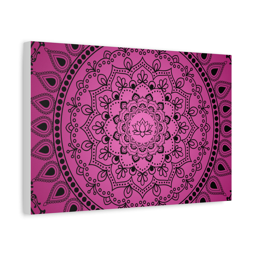 Pink Mandala Canvas Print