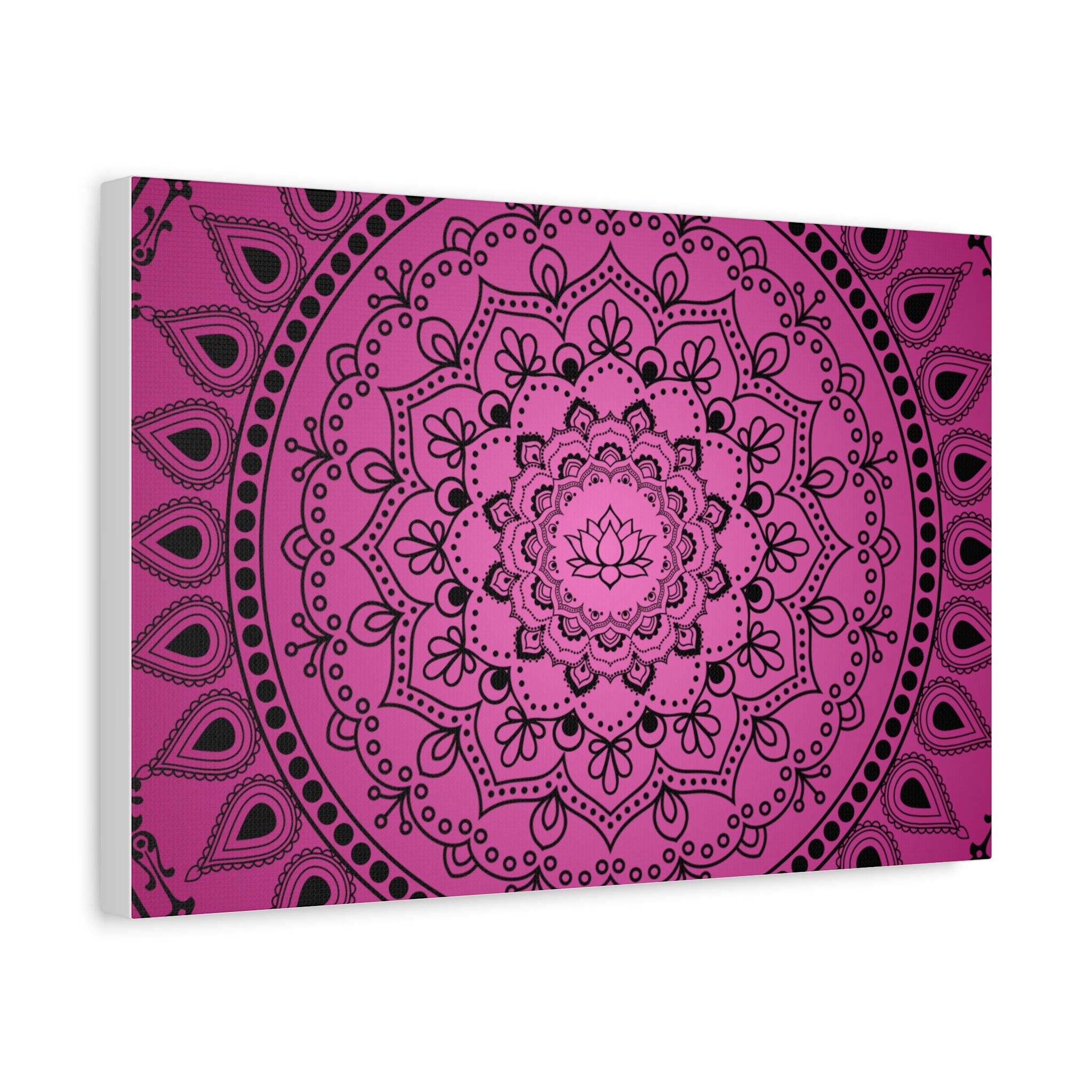 Pink Mandala Canvas Print