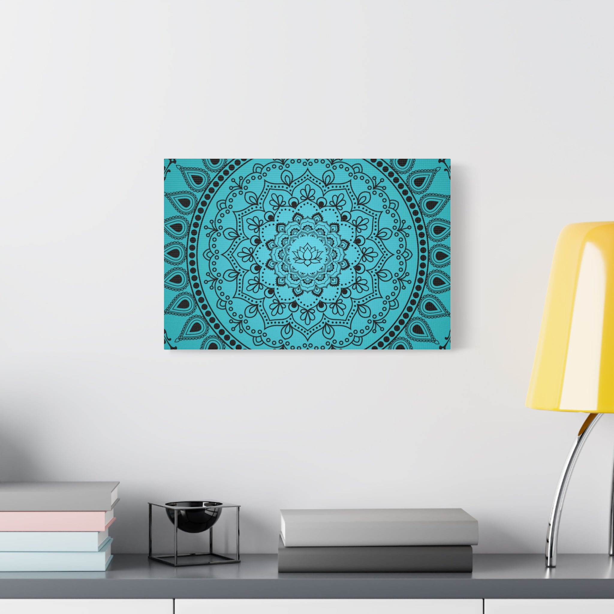 Blue Mandala Canvas Print