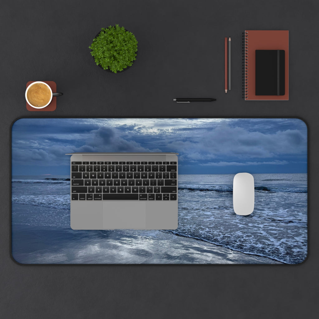 Cloudy Beach Desk Mat