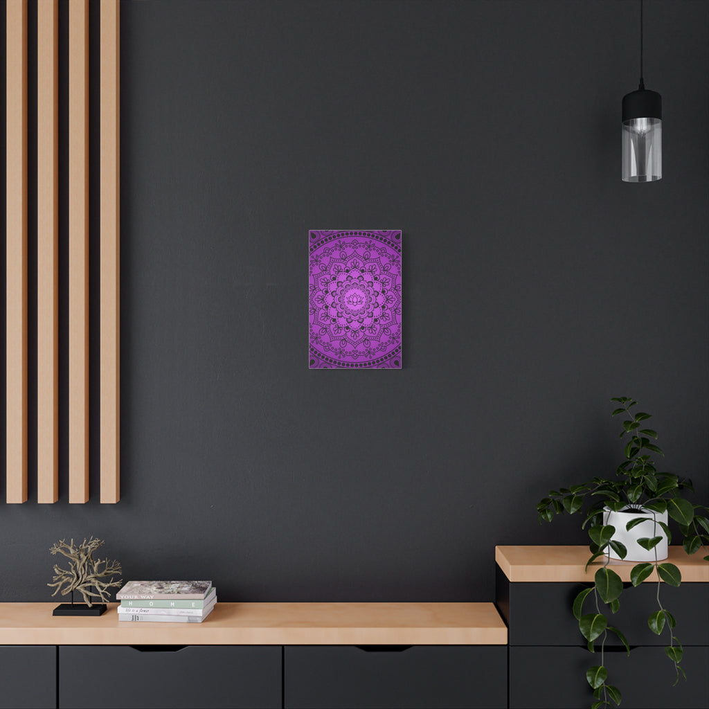 Purple Mandala Canvas Print