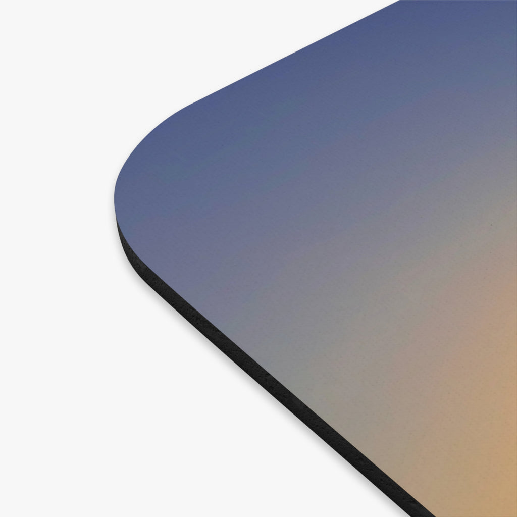 Orange Sunset Beach Mouse Pad