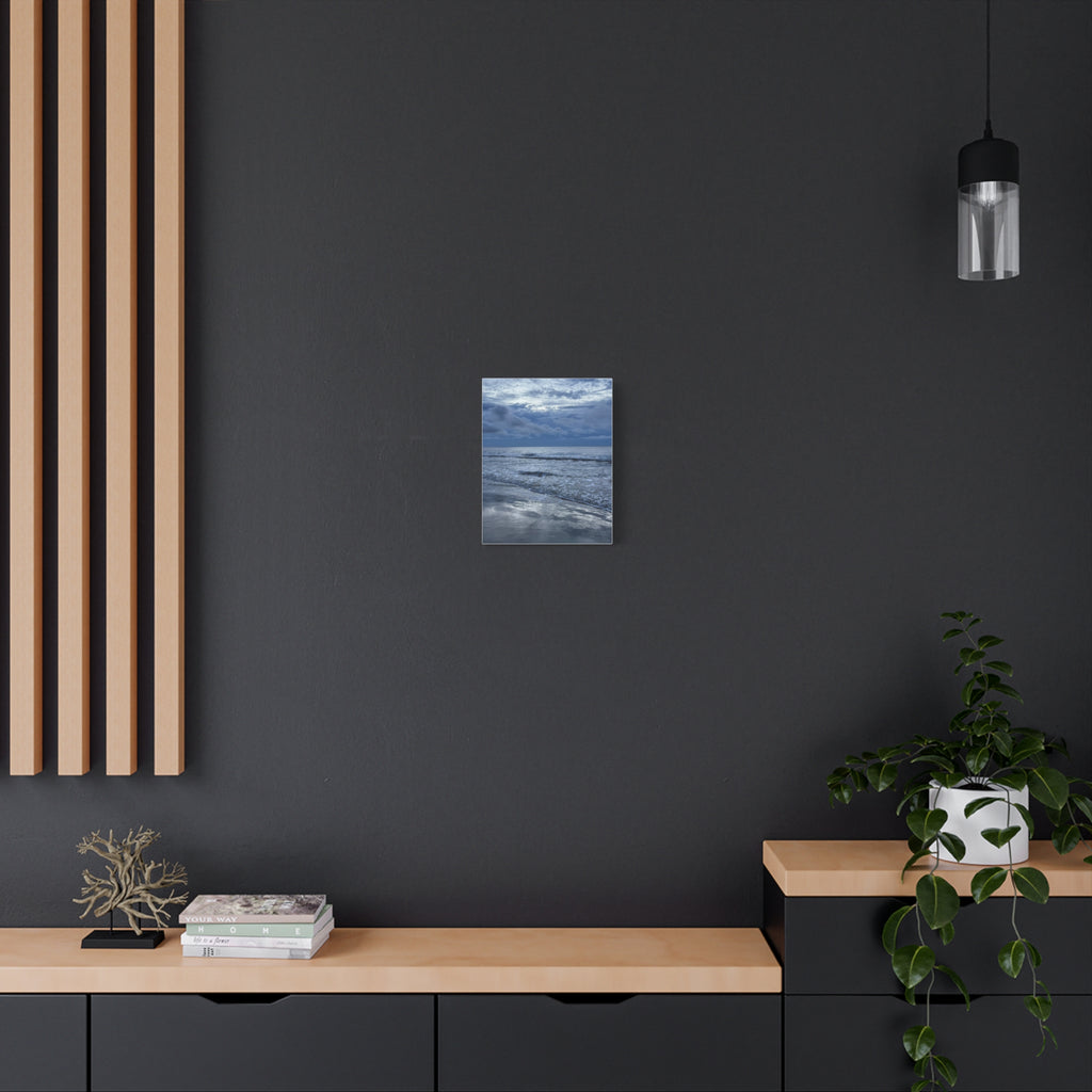 Cloudy Beach Canvas Print