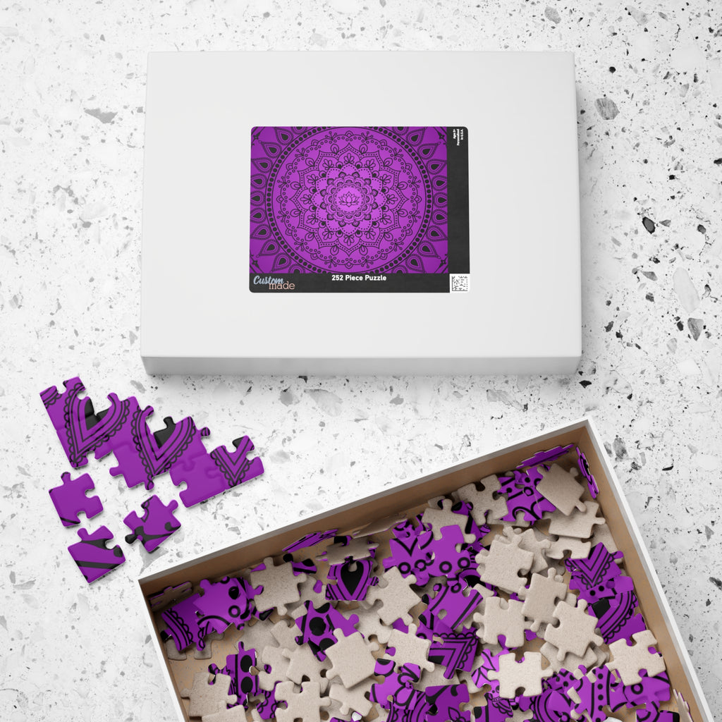 Purple Mandala Jigsaw Puzzle