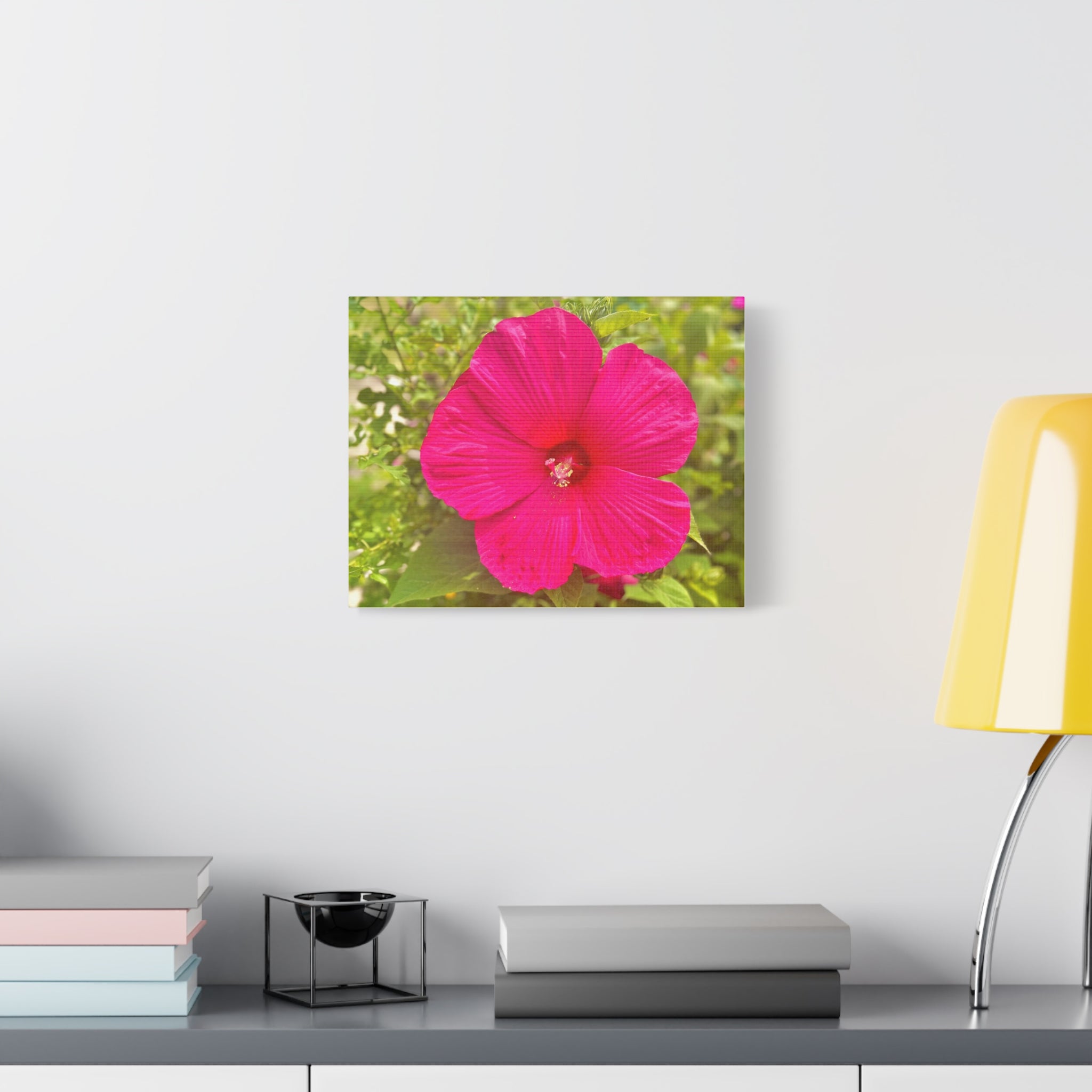 Hot Pink Hibiscus Canvas Print