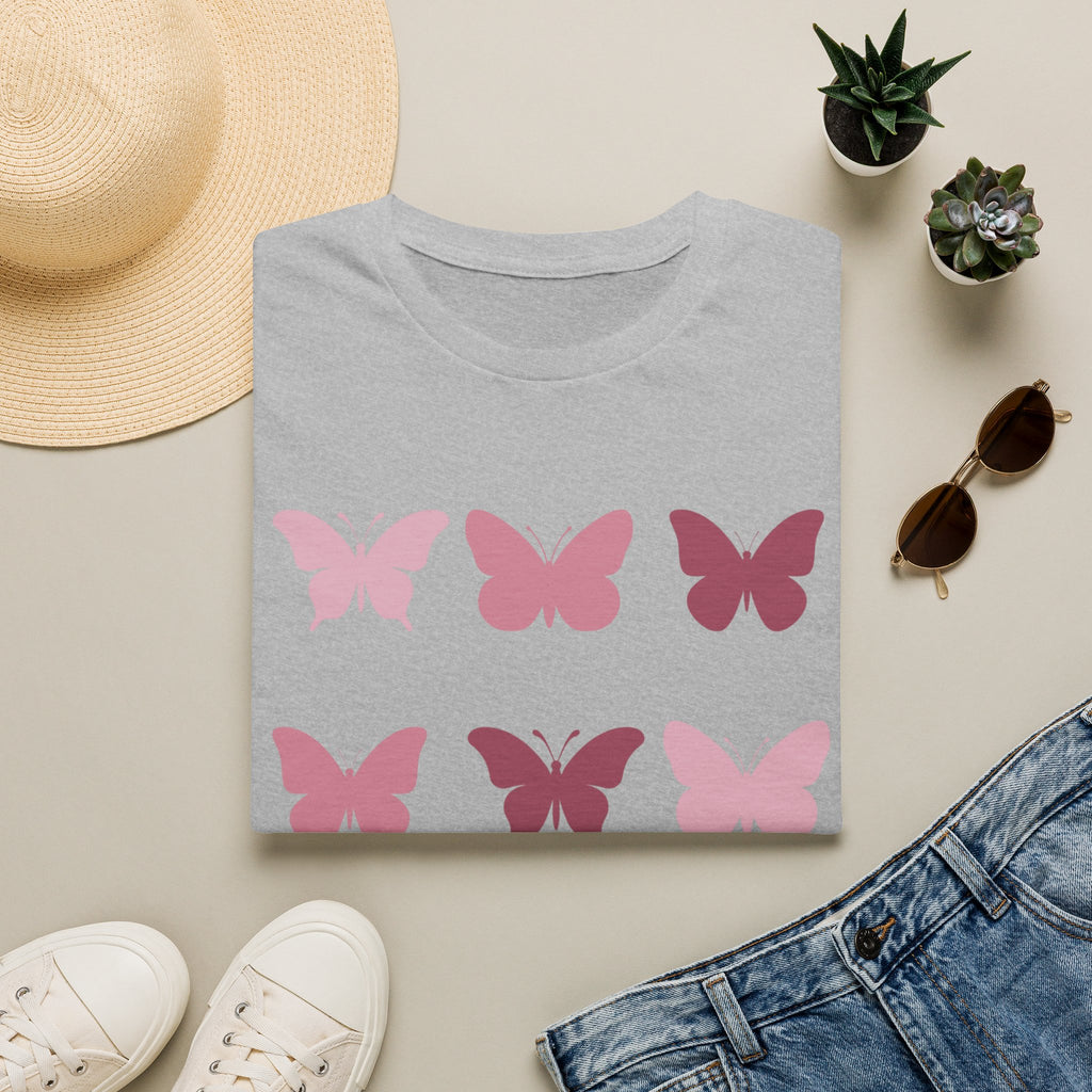 Butterfly Grid T‑Shirt — Solid