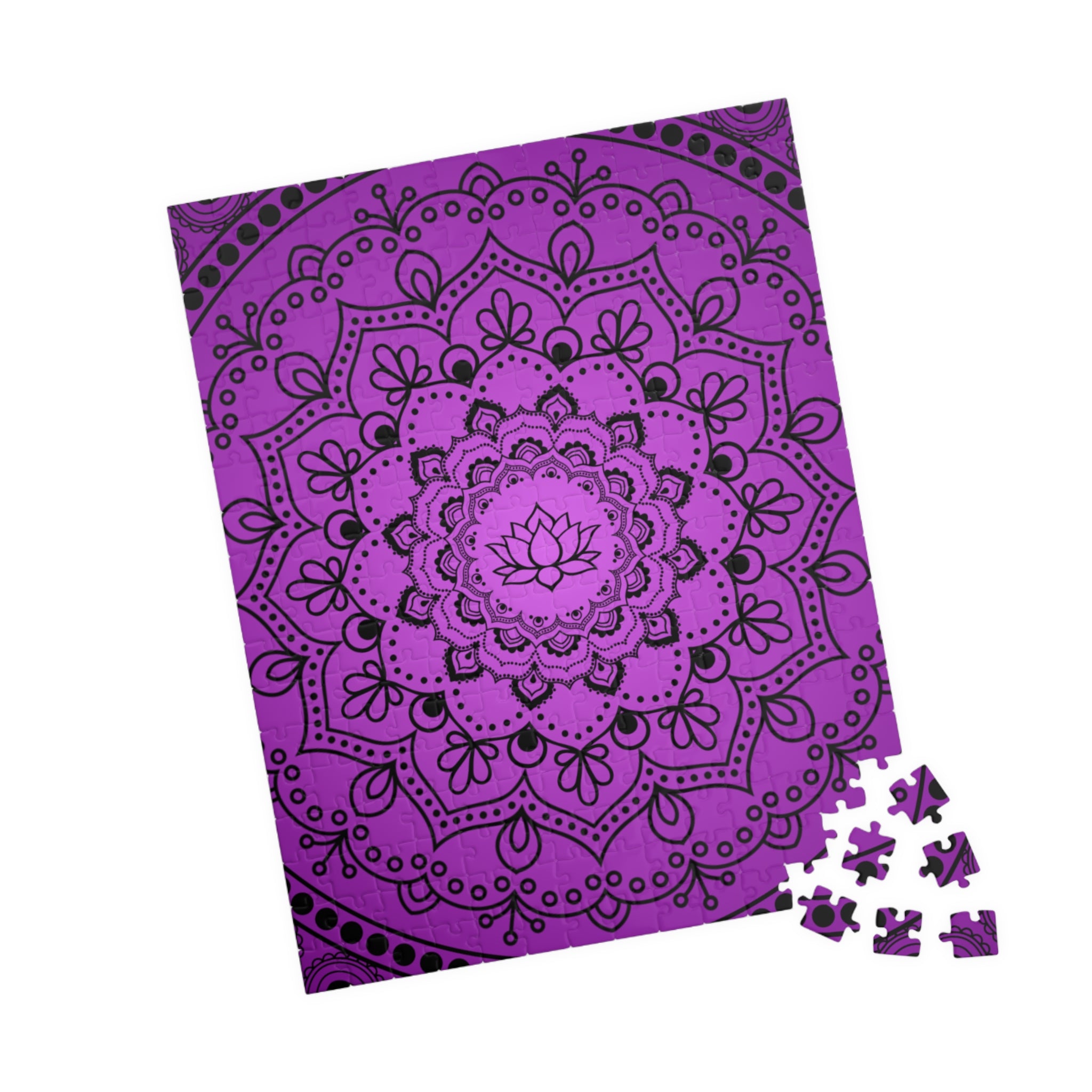 Purple Mandala Jigsaw Puzzle