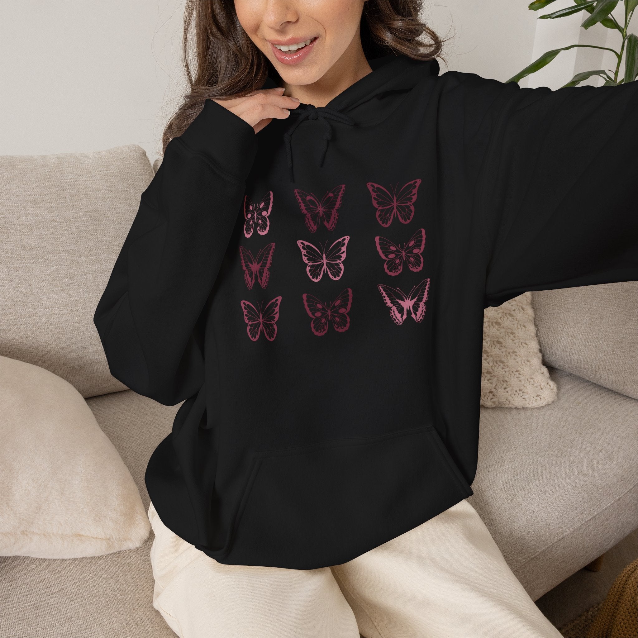 Butterfly Grid Hoodie