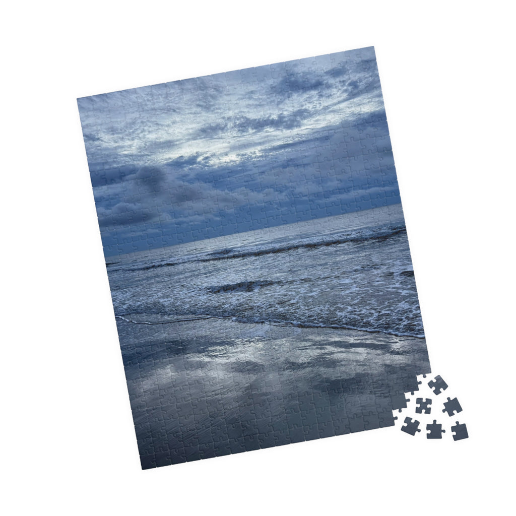 Cloudy Beach Jigsaw Puzzle
