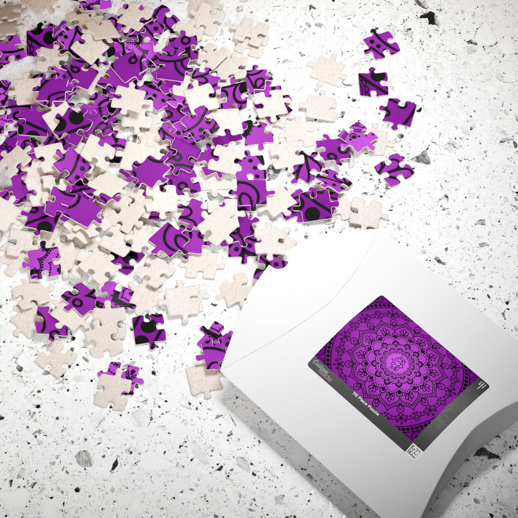 Purple Mandala Jigsaw Puzzle