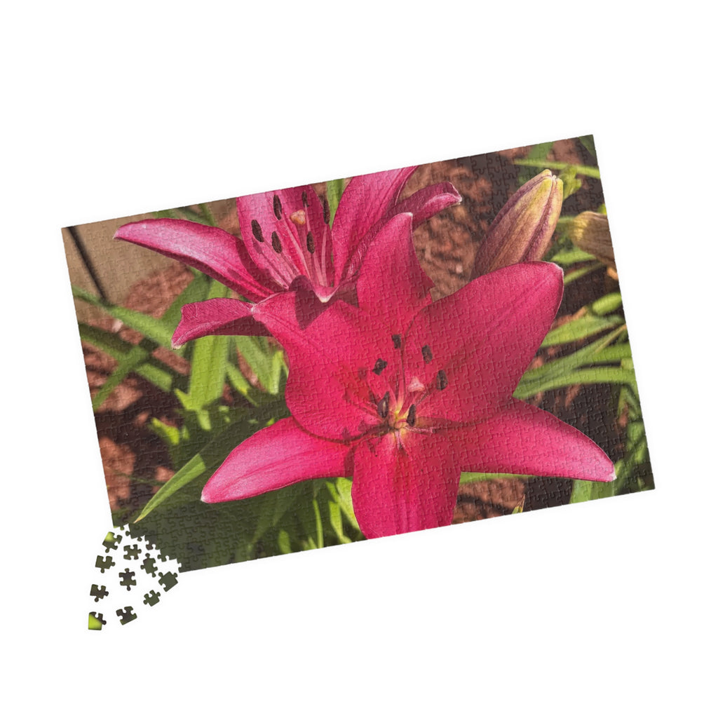 Pink Asiatic Lily Jigsaw Puzzle