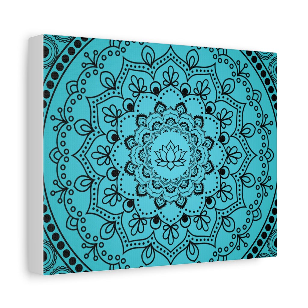 Blue Mandala Canvas Print