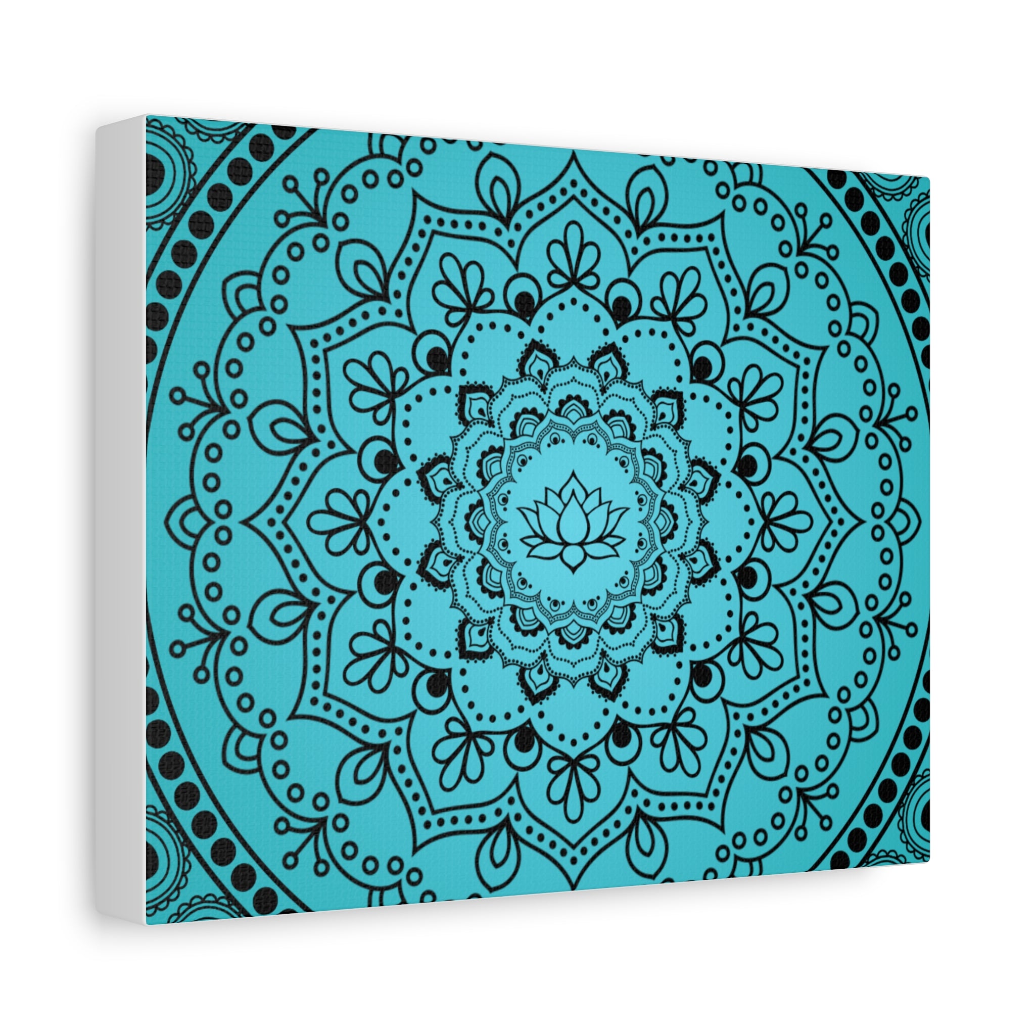 Blue Mandala Canvas Print