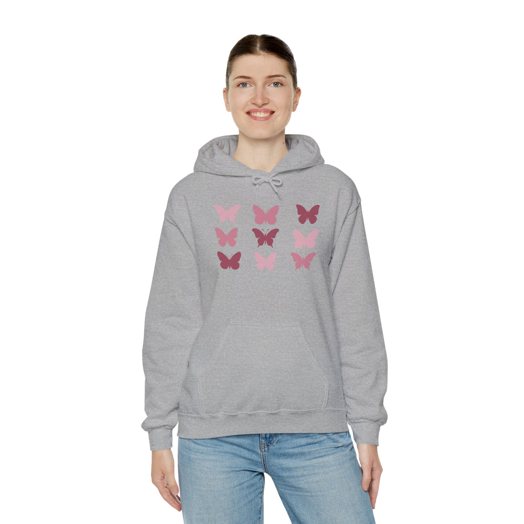 Butterfly Grid Hoodie Solid