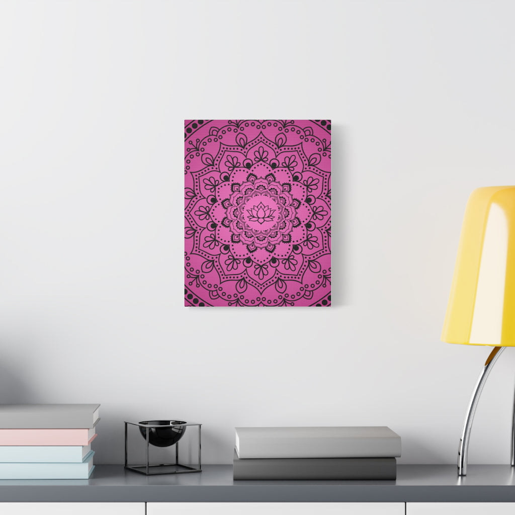 Pink Mandala Canvas Print