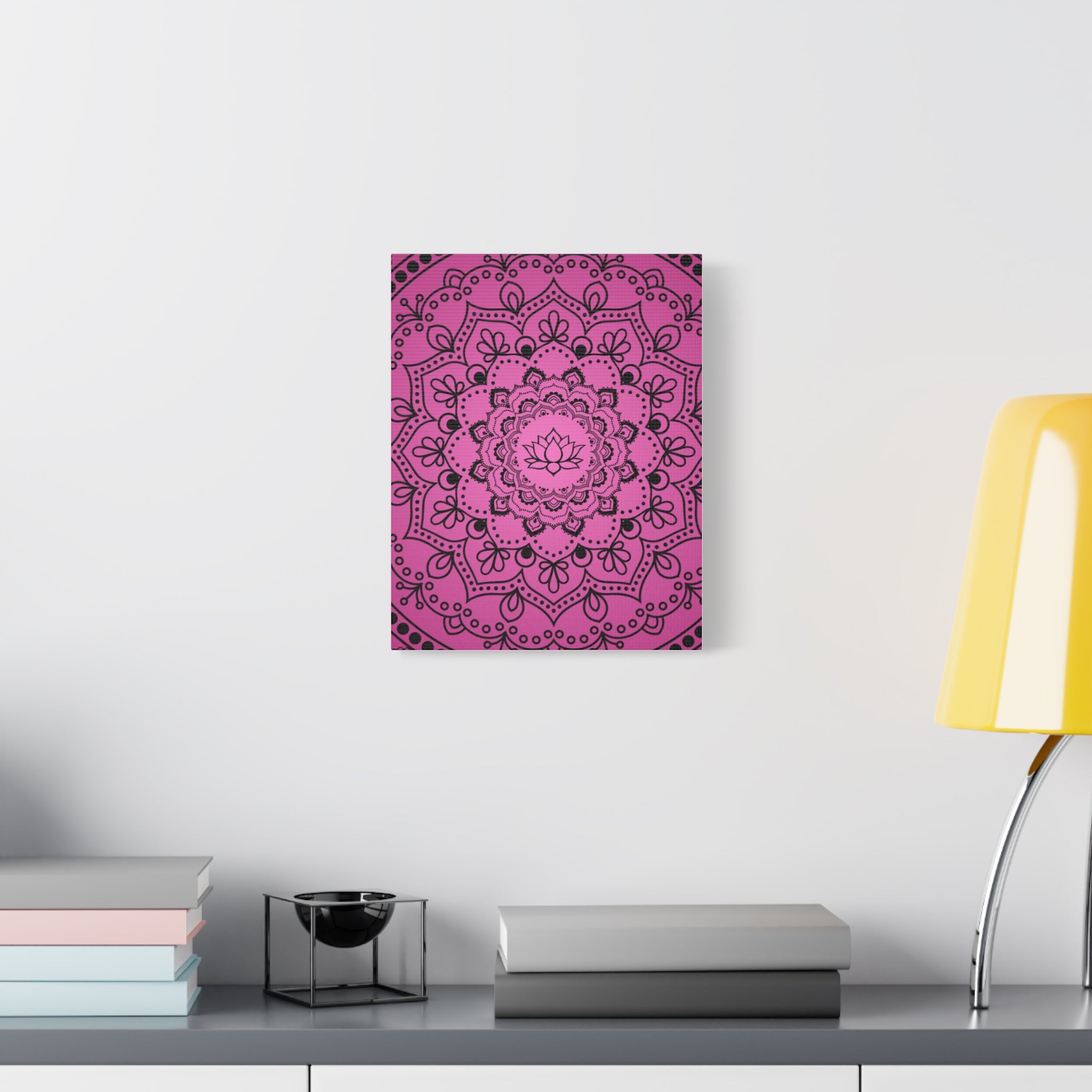 Pink Mandala Canvas Print