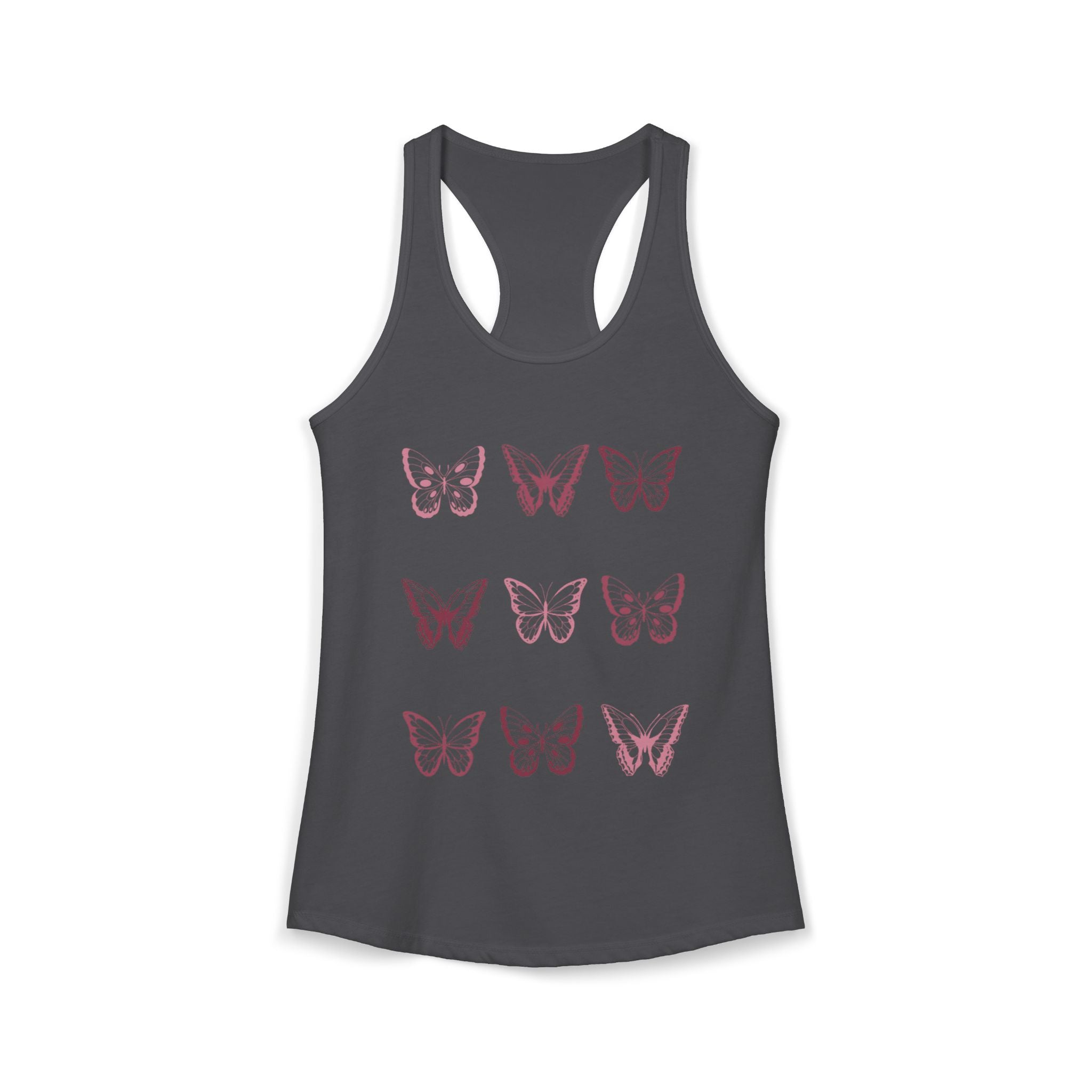 Butterfly Grid Racerback Tank