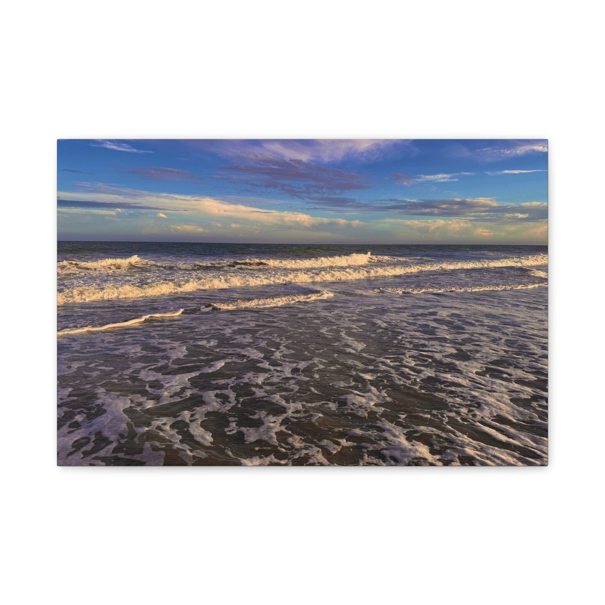 Waves & Sky Matte Canvas Print