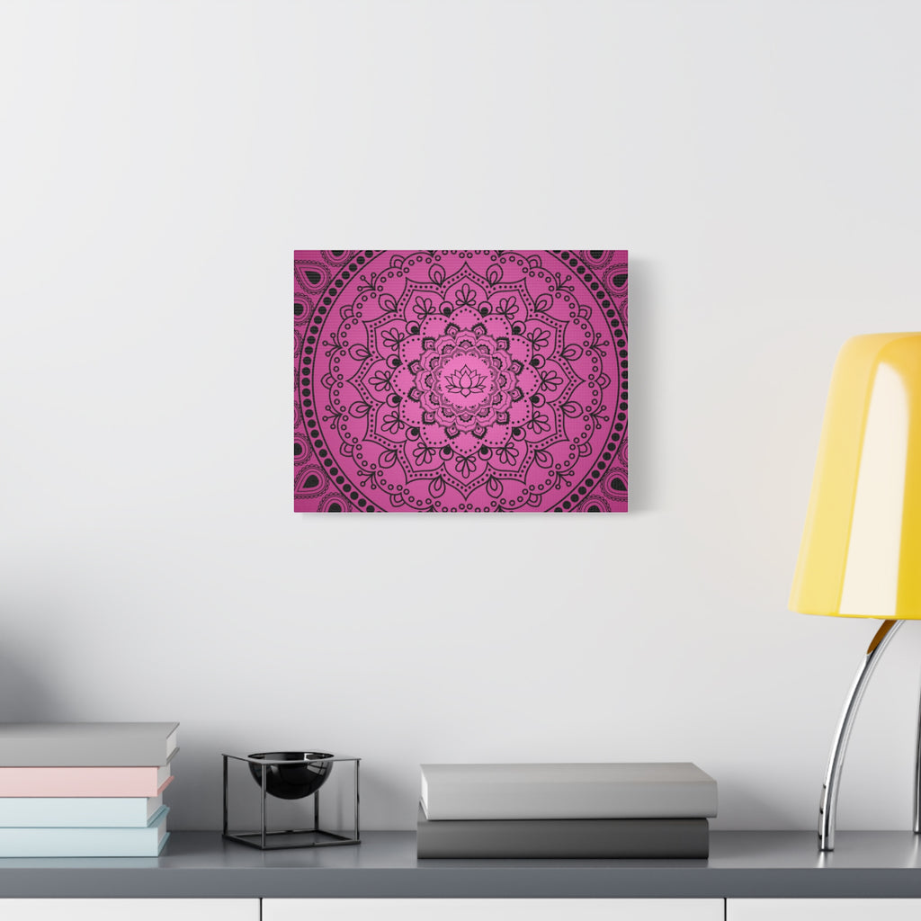 Pink Mandala Canvas Print