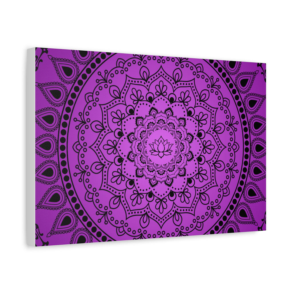 Purple Mandala Canvas Print
