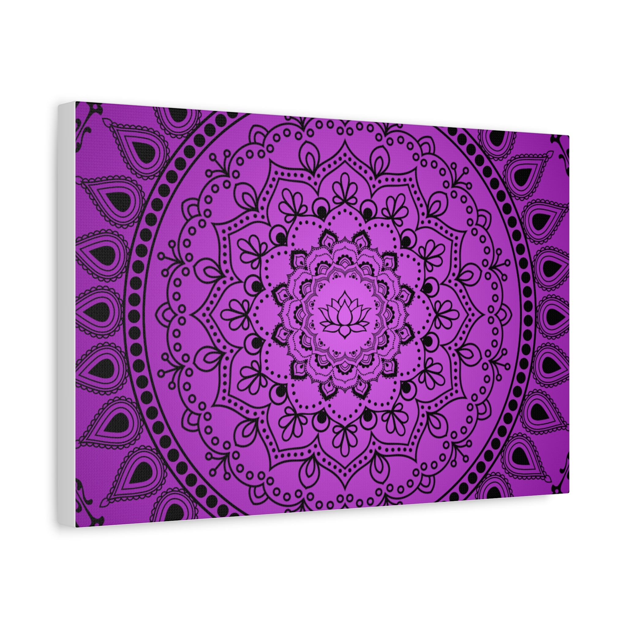Purple Mandala Canvas Print