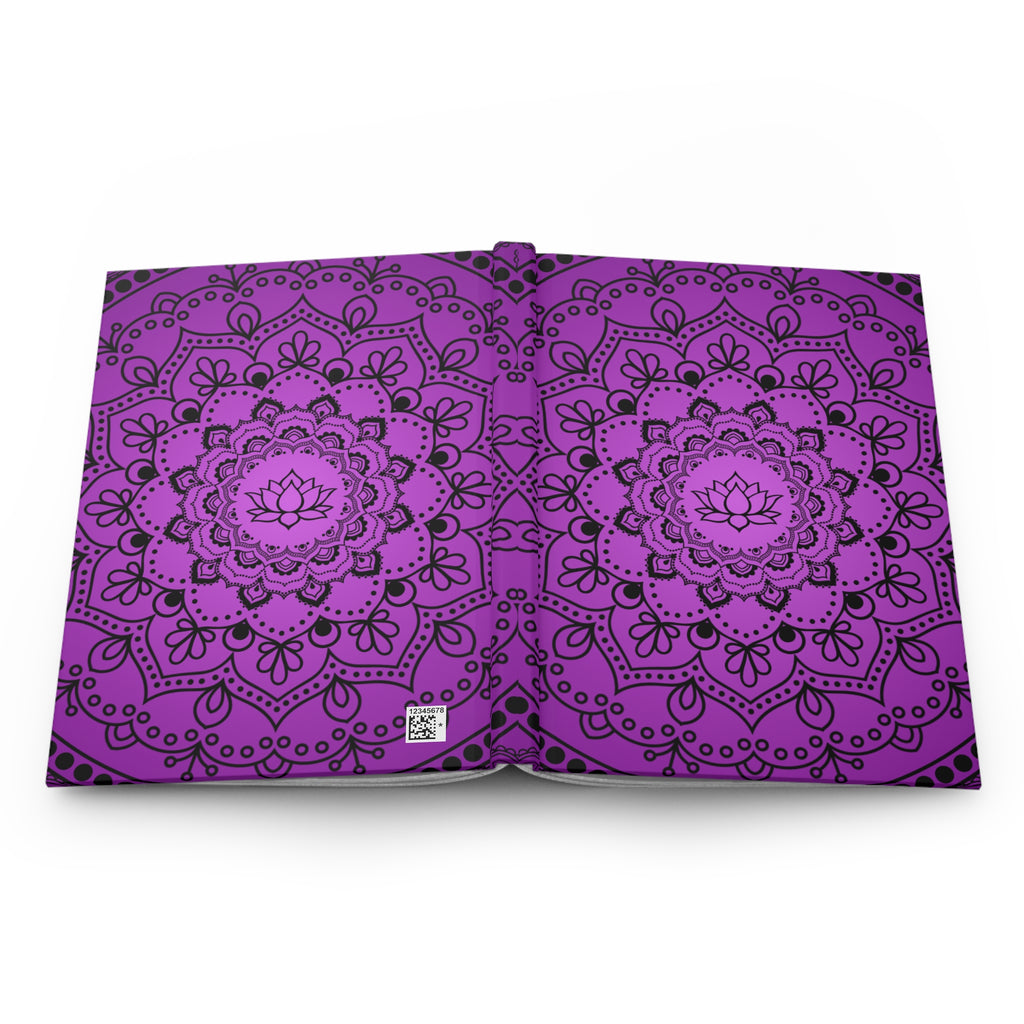 Purple Mandala Hardcover Journal