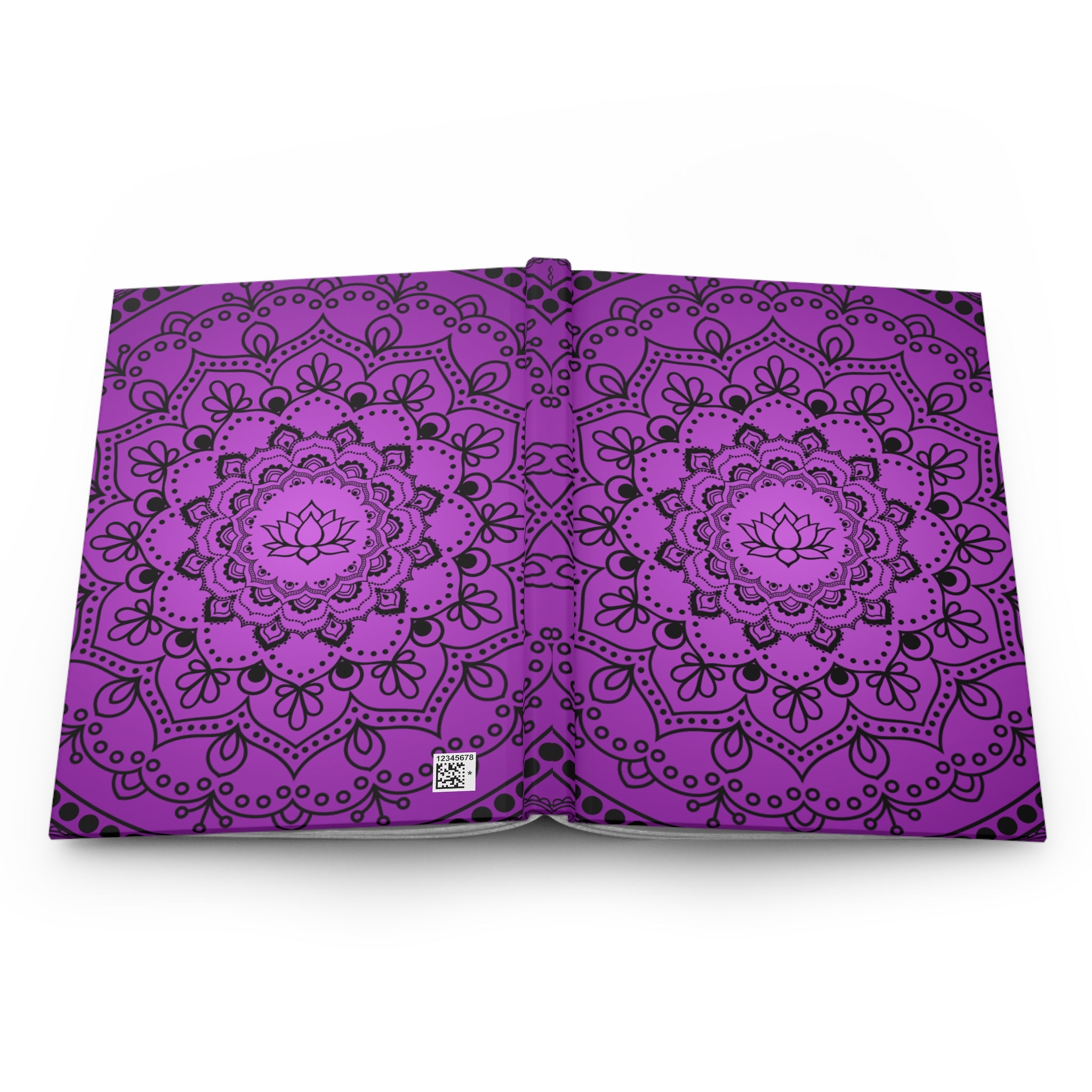 Purple Mandala Hardcover Journal