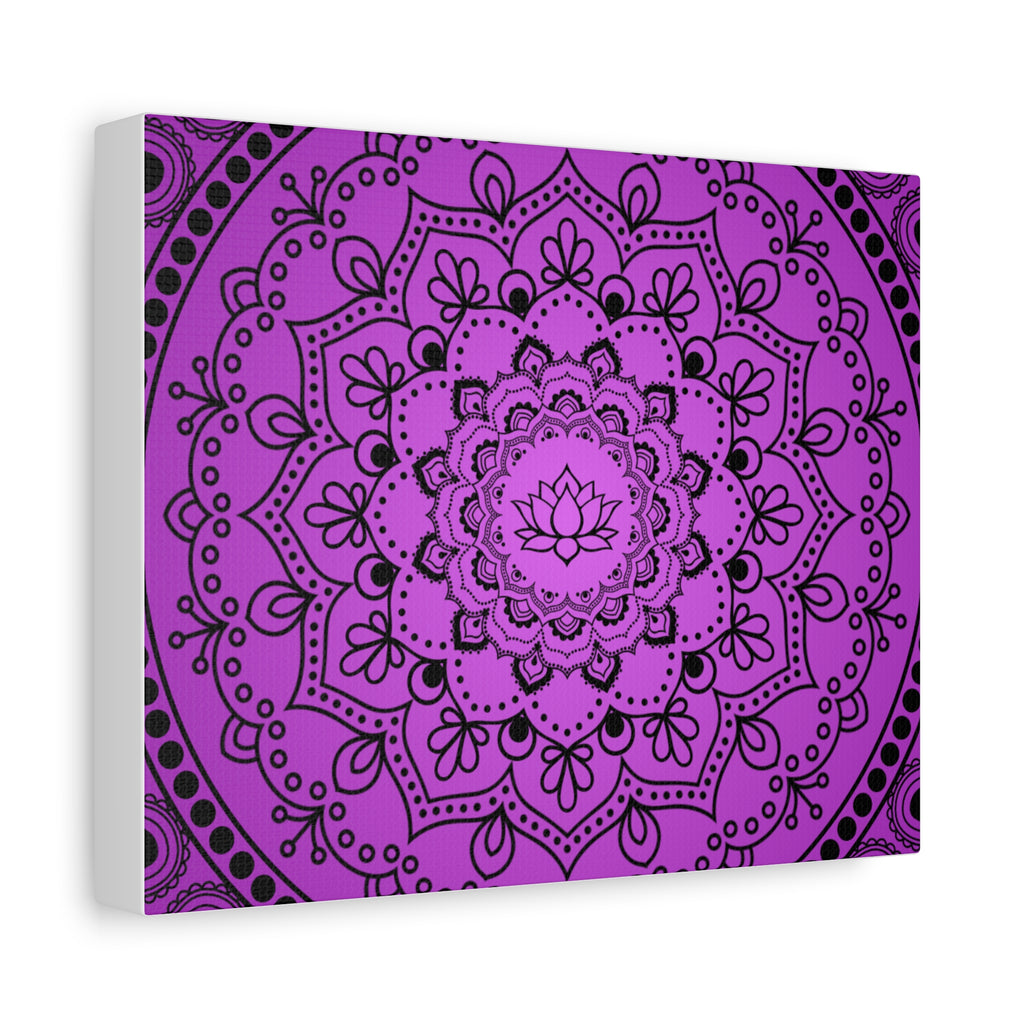 Purple Mandala Canvas Print