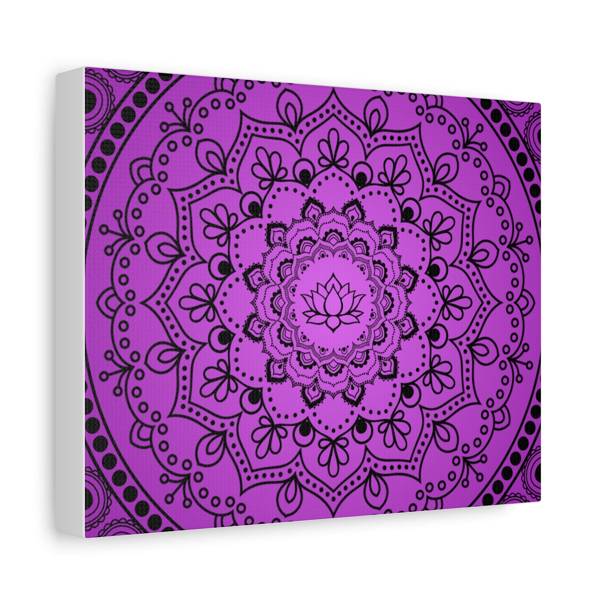 Purple Mandala Canvas Print