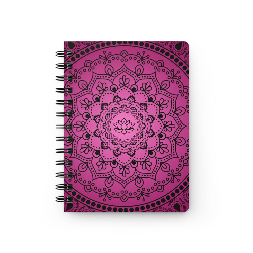 Pink Mandala Spiral Notebook