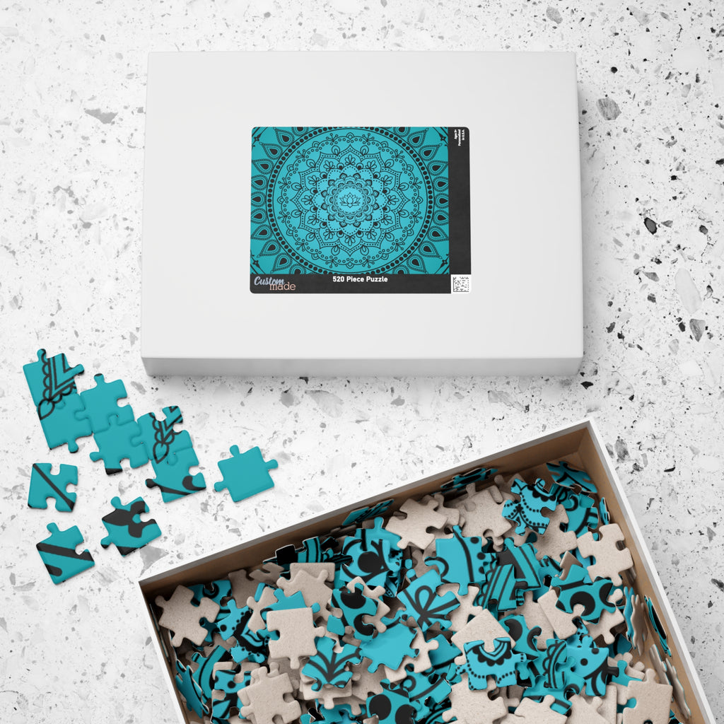 Blue Mandala Jigsaw Puzzle