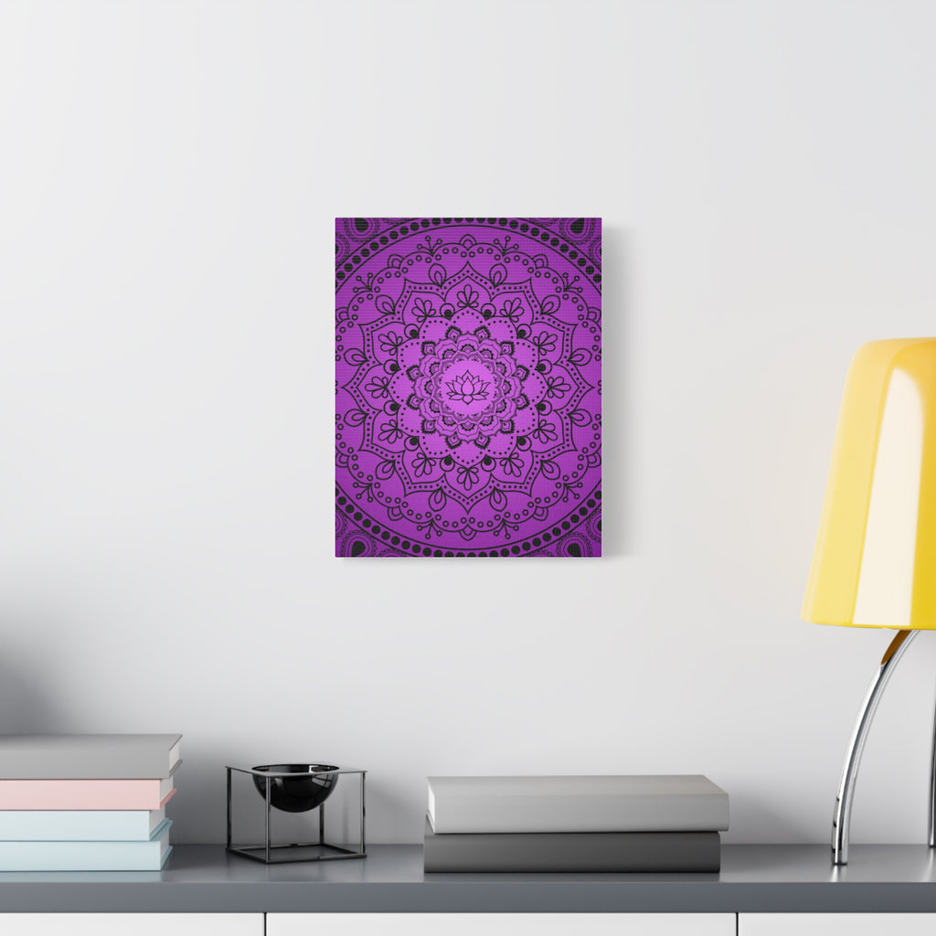 Purple Mandala Canvas Print