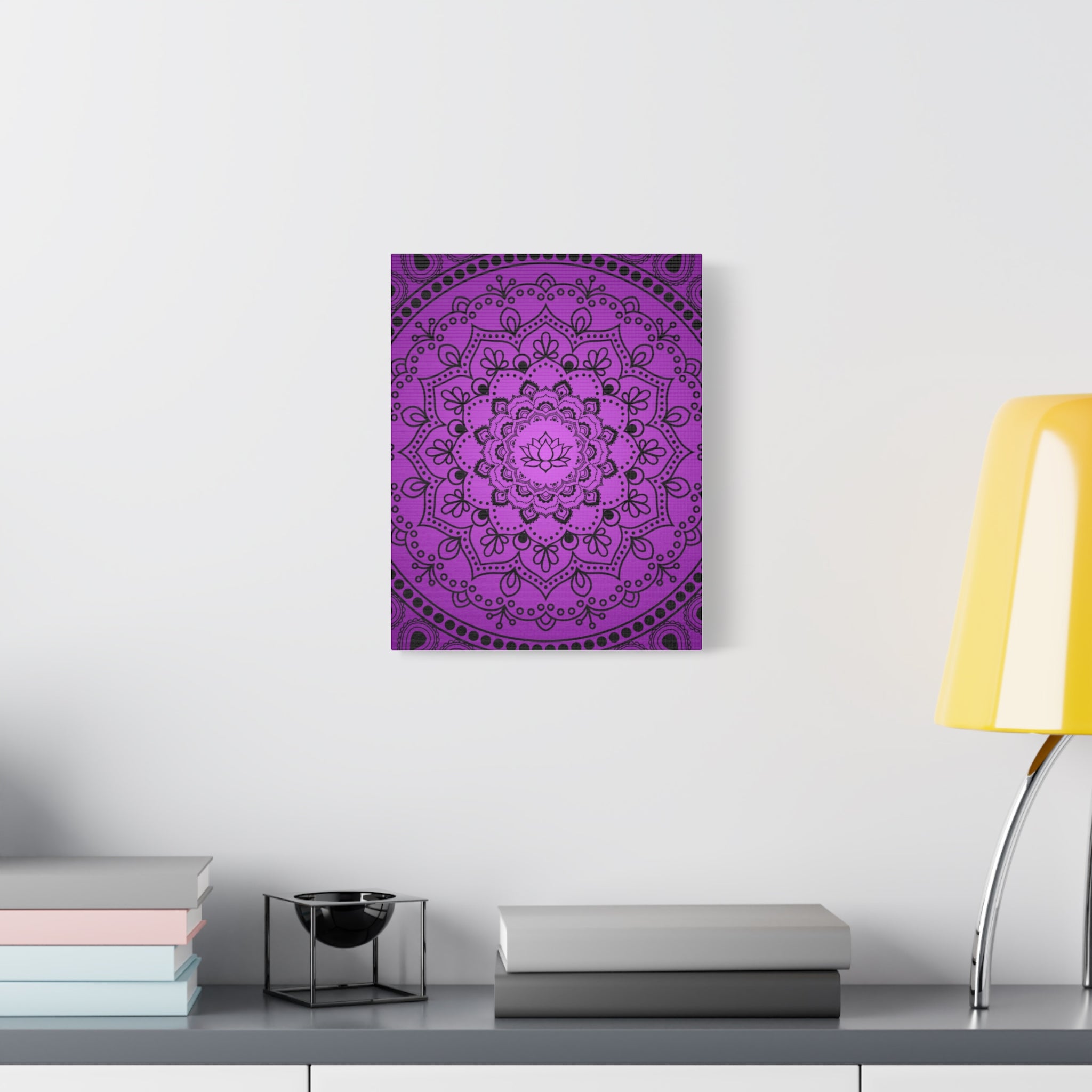 Purple Mandala Canvas Print