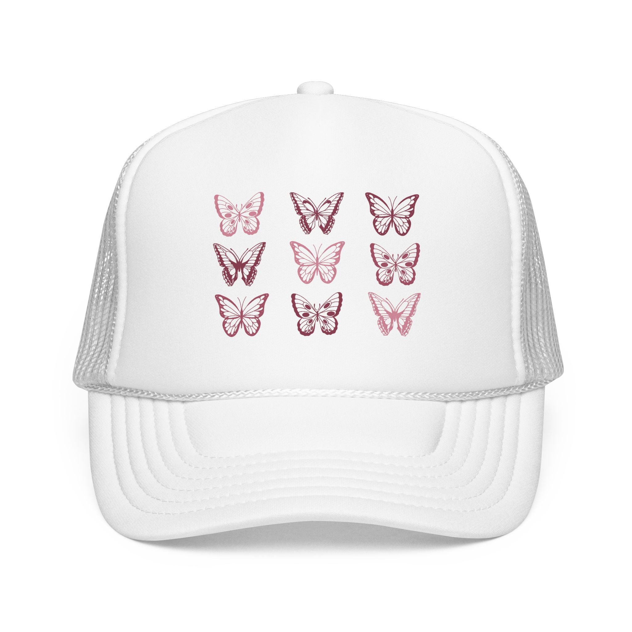 Butterfly Grid Trucker Hat