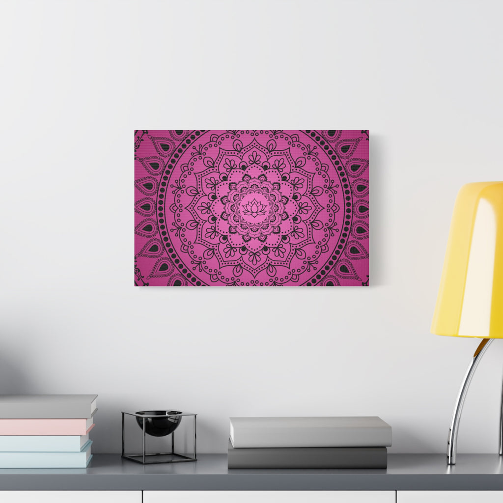 Pink Mandala Canvas Print