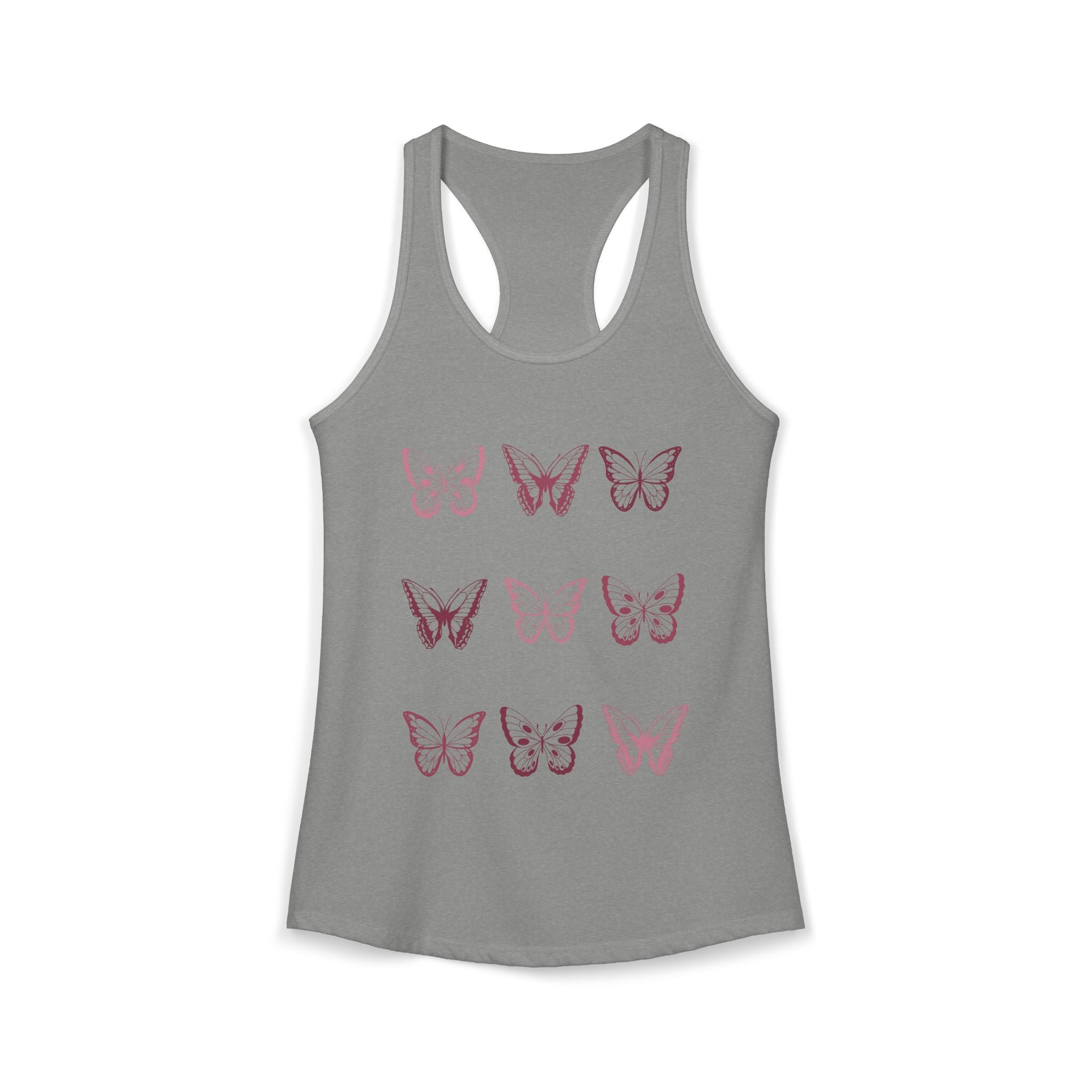 Butterfly Grid Racerback Tank